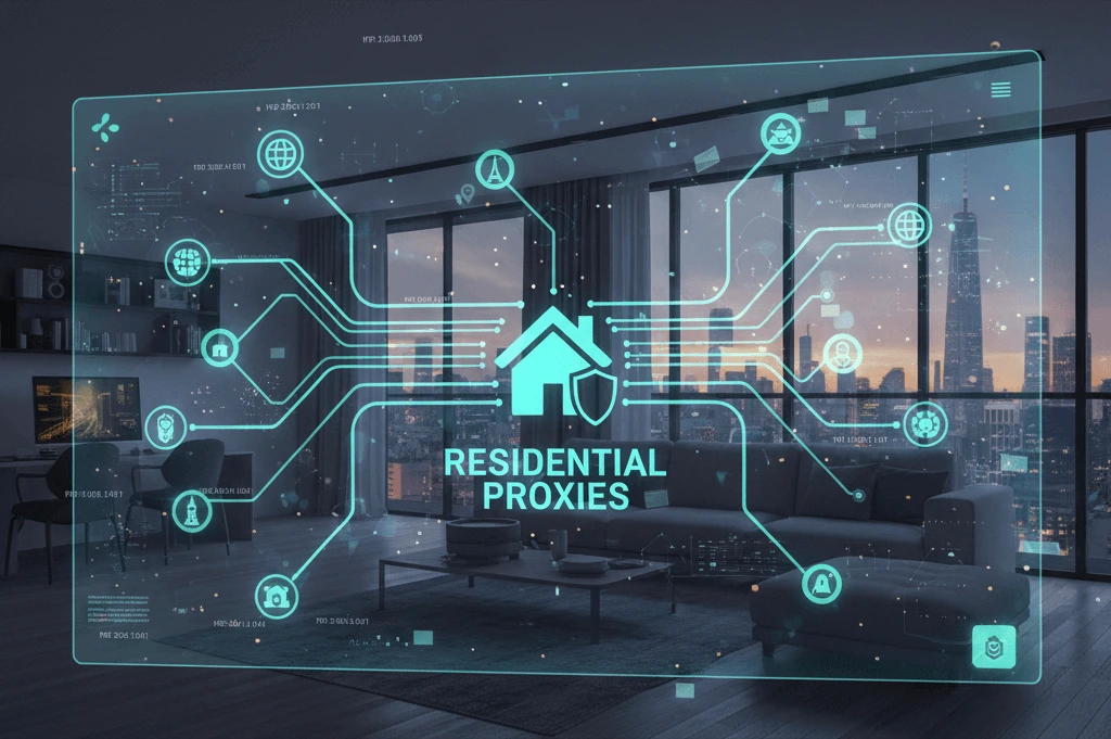 How residential proxies work using real home IP addresses, identity masking, and geo-targeted proxy servers for secure browsing.