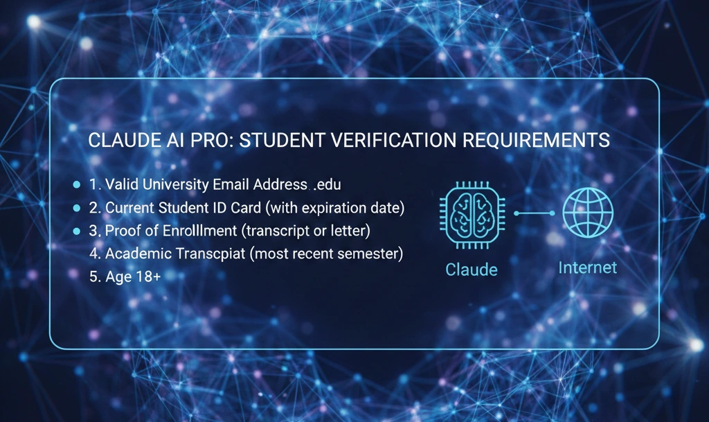Claude Pro student requirements 2025 – Official eligibility criteria and verification documents needed for free access