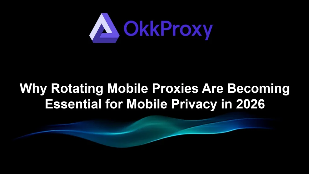 OkkProxy mobile proxy service with unlimited bandwidth
