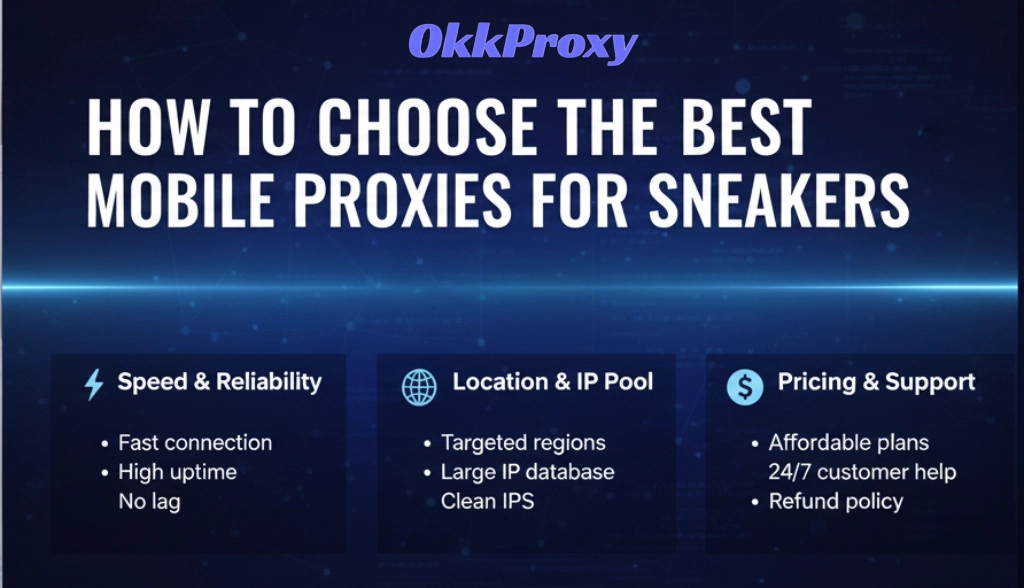 How to choose the best proxies for sneaker copping in 2026 – Guide to mobile and residential proxies for limited-edition drops